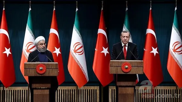 Recep Tayyip Erdoğan ve Hasan Ruhani'den flaş açıklamalar