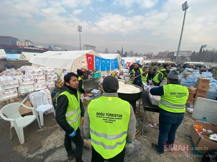 Deprem bölgesine yardım seferberliği... Kahramanmaraş’ta kurulan çadır kentte yeni hayat başladı