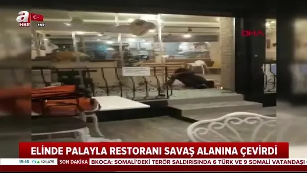Bayrampaşa'da dehşet anları... Restorana palayla girdi vurularak öldürüldü!