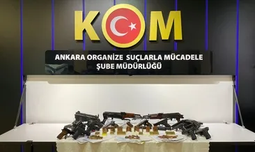 Ankara polisi suç örgütlerine kara Bulut gibi çöktü! Tefecilere ve silah tacirleri darbe