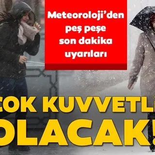 Meteoroloji'den birçok il için son dakika hava durumu ve sağanak, kar yağışı uyarıları! İstanbul'a ne zaman kar yağacak?