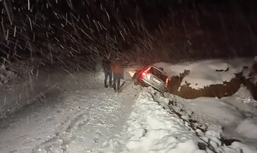 Kar nedeniyle ulaşılamayan hastaların için ekipler seferber oldu