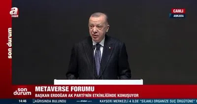 Başkan Erdoğan’dan Metaverse Forumu’nda Silikon Vadisi açıklaması | Video