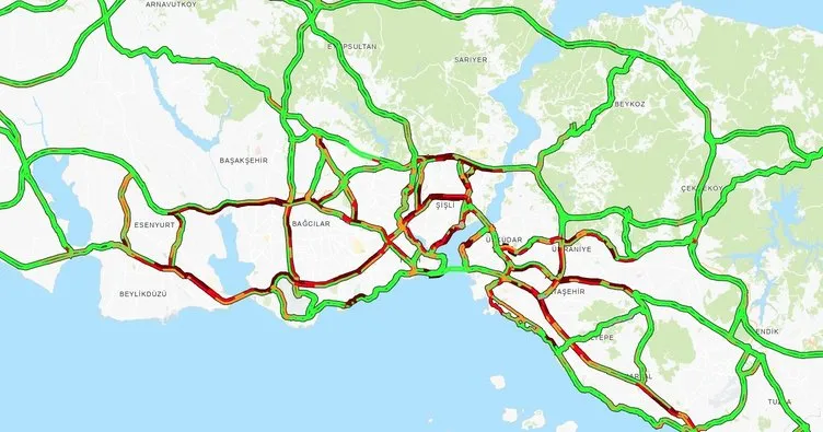 İstanbul’da iftar trafiği