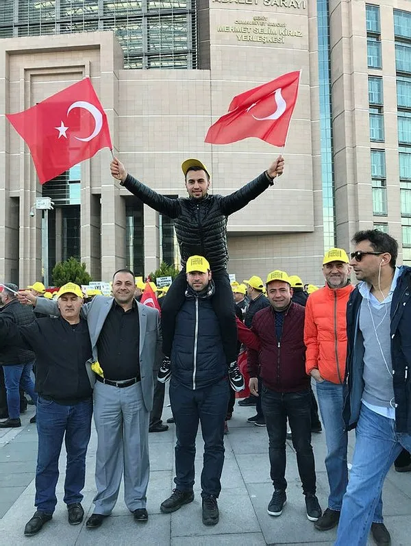 Taksicilerden UBER eylemi