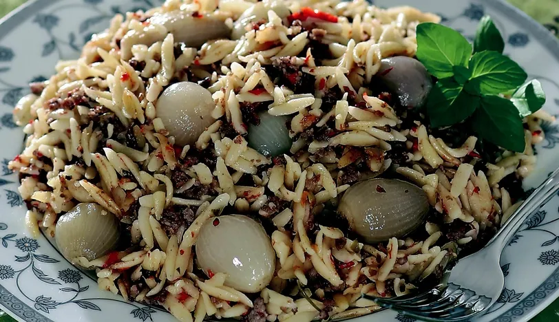 Arpacık Soğanlı Şehriye Pilavı