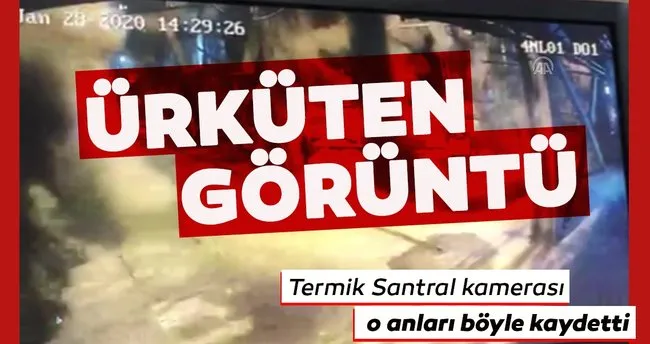 Deprem Sirasinda Soma Termik Santralinin Guvenlik Kameralari Kayittaydi Iste Dehset Veren O Goruntuler Son Dakika Haberler