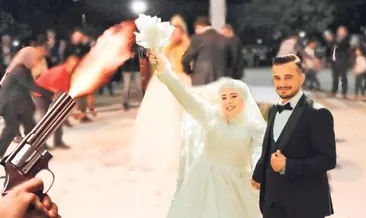 Maganda yenge damadı vurdu