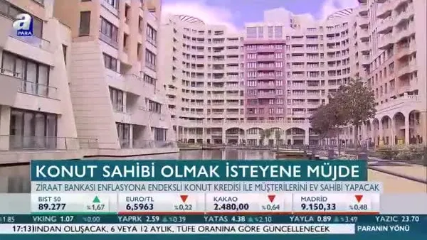 Ziraat Bankası'ndan enflasyona endeksli konut kredisi