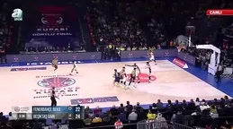 Fenerbahçe Beko 46-42 Beşiktaş GAİN | 2. Periyot sonucu