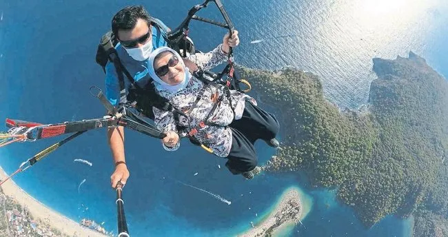 100 Yasinda Yamac Parasutu Ile Uctu Akdeniz Haberleri