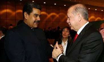 Erdoğan, Venezuela Devlet Başkanı Maduro ile telekonferansla görüştü