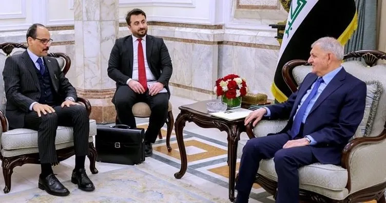 MİT Başkanı İbrahim Kalın Irak’ta: Cumhurbaşkanı Abdüllatif Reşid ile görüştü!