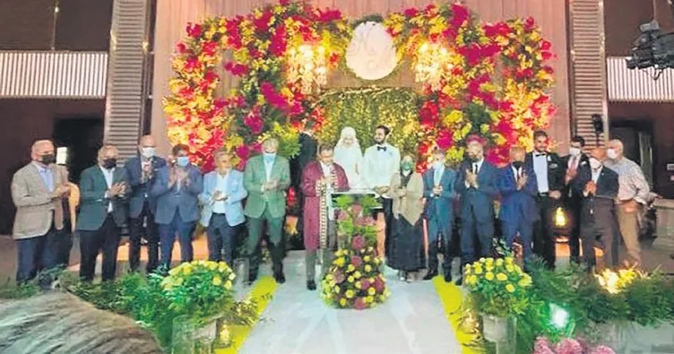 İş ve siyaset dünyası düğünde buluştu