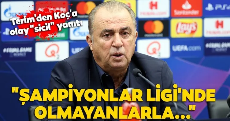 Brugge - Galatasaray maçı sonrası Fatih Terim’den Ali Koç’a flaş yanıt!