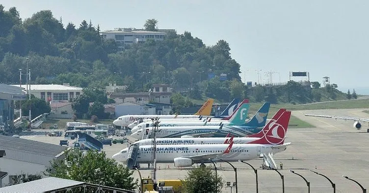 Trabzon Havalimanı tarihinin en yoğun gününü yaşadı