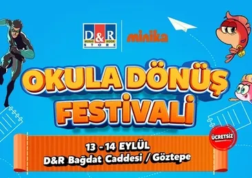 Minika ve D&R’dan Okula Dönüş Festivali