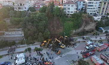 Büyükçekmece’de korkutan toprak kayması