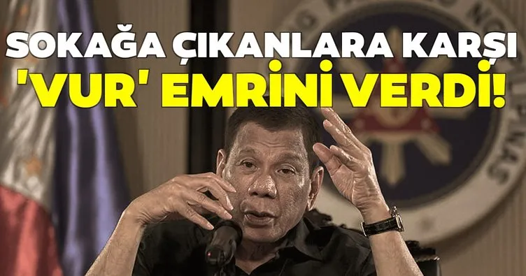 Son dakika haberi: Filipinler Devlet Başkanı Duterte, corona önlemlerine uymayanlara karşı ’vur’ emri verdi