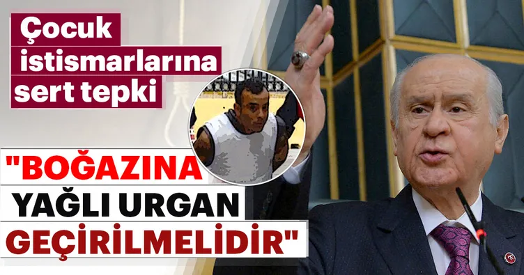 Çocuk istismarlarına Bahçeli'den sert tepki