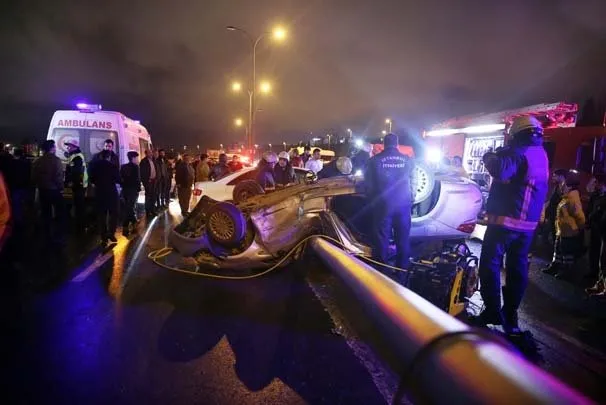 İstanbul’da feci kaza