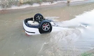 Drift gösterisine giderken sulama kanalına uçtular: 2 ölü Drift gösterisine giderken sulama kanalına uçtular: 2 ölü