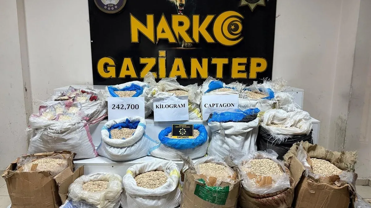 Zehir kuryesi Gaziantep'i geçemedi