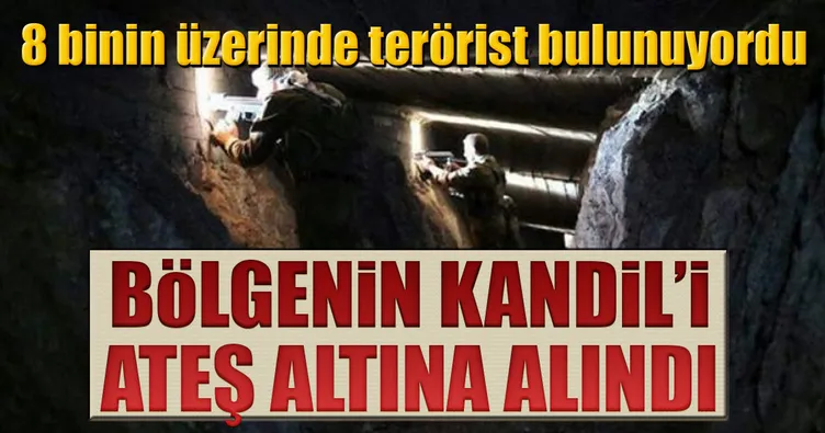 Bölgenin Kandil’i ateş altına alındı