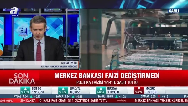SON DAKİKA: Merkez Bankası faiz kararını açıkladı! | Video