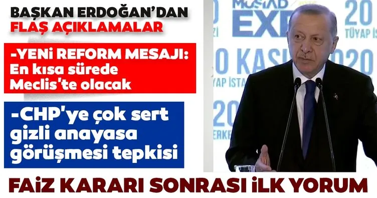 Son dakika: Merkez Bankası’nın faiz kararı ile ilgili Erdoğan’dan ilk yorum