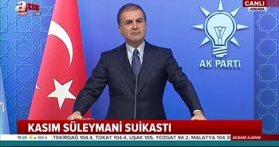 AK Parti’den Kasım Süleymani açıklaması