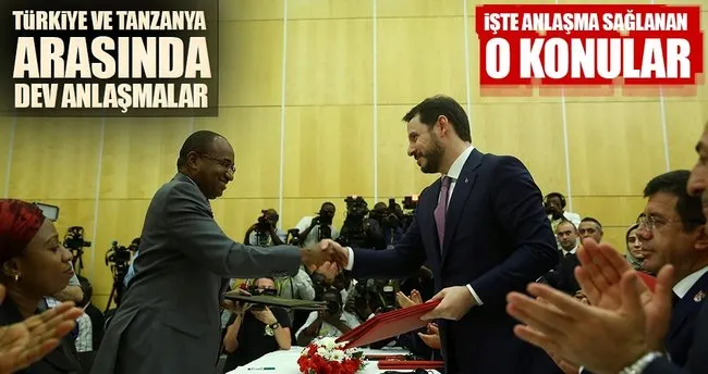 Türkiye ile Tanzanya arasında 9 anlaşma imzalandı