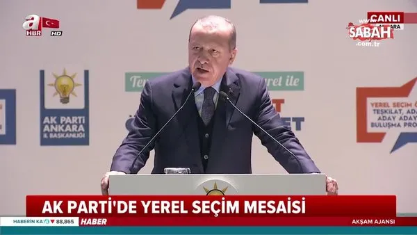Başkan Erdoğan, Ankara'da konuştu