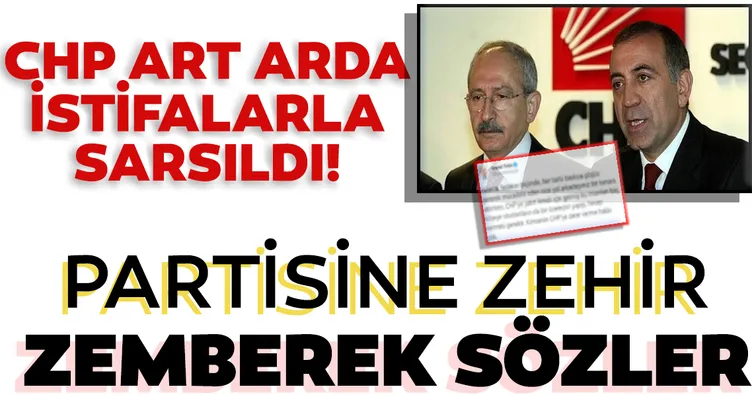 Son dakika: CHP art arda istifalar ile sarsıldı! Gürsel Tekin'den partisine zehir zemberek sözler...