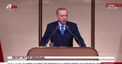 Cumhurbaşkanı Erdoğan Külliye’de 49. Muhtarlar Toplantısı’nda konuştu