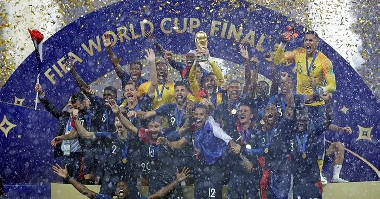 Son dakika: Dünya Kupası’nı Fransa kazandı