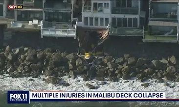 ABD’de dehşet! Partide balkon çöktü