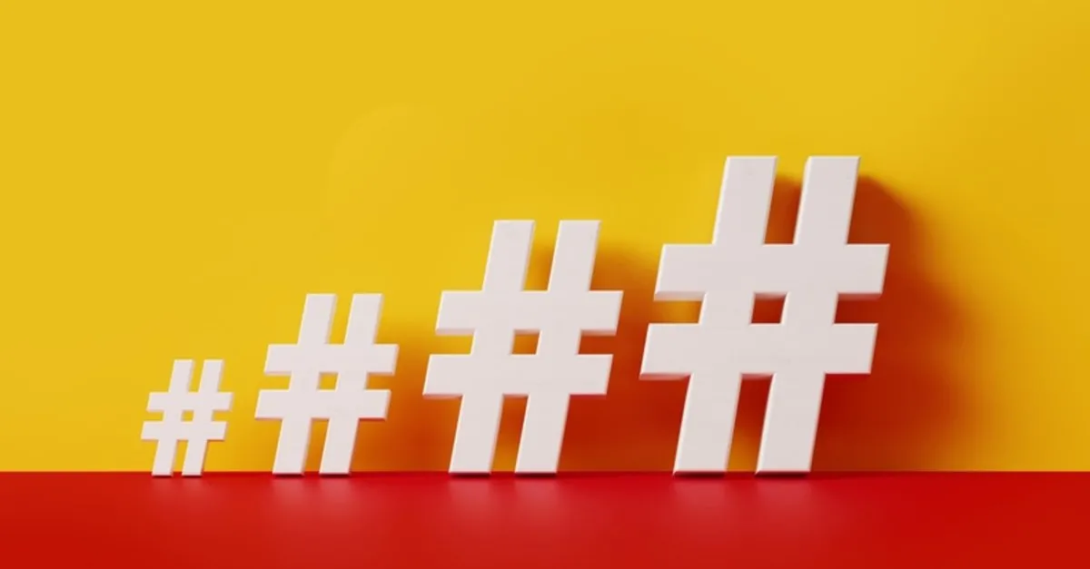 bilgisayarda hashtag isareti nasil
