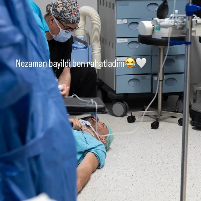 Heyecana dayanamadı! Serdar Dursun eşi doğum yaparken bayıldı!