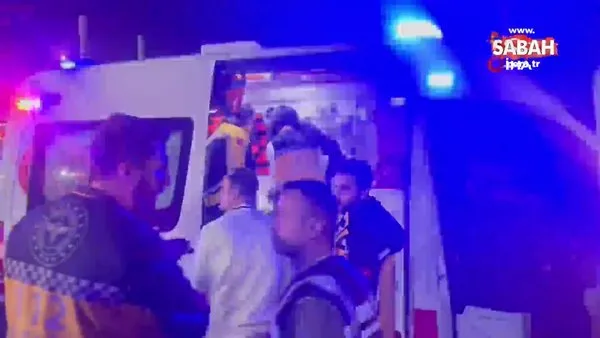 İstanbul’a giden tur otobüsü kaza yaptı : 1’i ağır 10 turist yaralandı