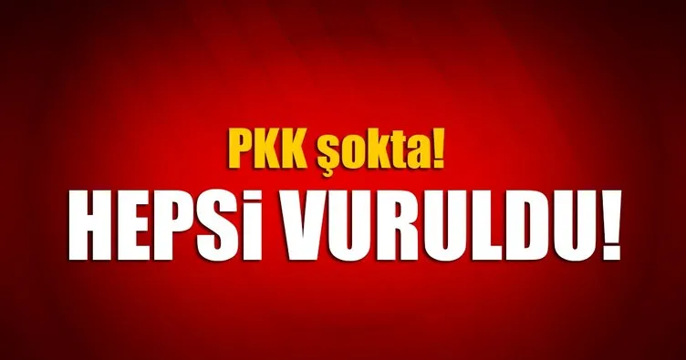 PKK’ya ait 8 hedef vuruldu