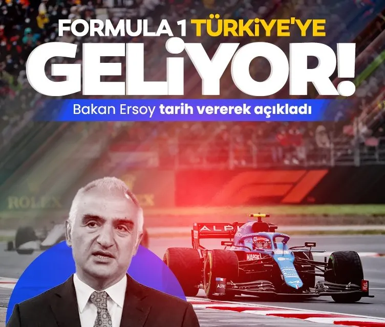Bakan tarih verdi: Formula 1 yarışları Türkiye’ye geliyor