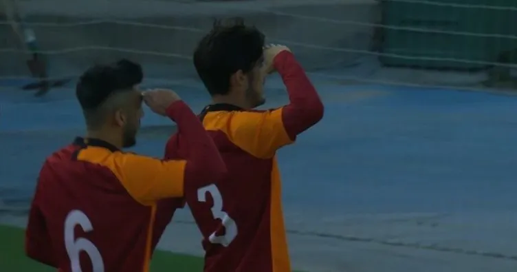 Galatasaray, UEFA Gençlik Ligi’nde Real Madrid’i 4 golle çekti! Asker selamıyla gönülleri fethetti