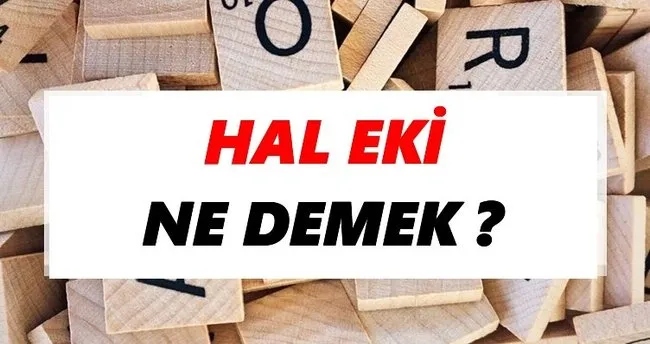 Hal eki Ne Demek? TDK’ya Göre Hal eki Sözlük Anlamı Nedir?