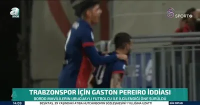 Trabzonspor’a yeni on numara! Gaston Pereiro transferinde sona gelindi | Video