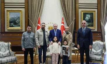 Erdoğan, Filistinli Rajab’ın ailesini kabul etti