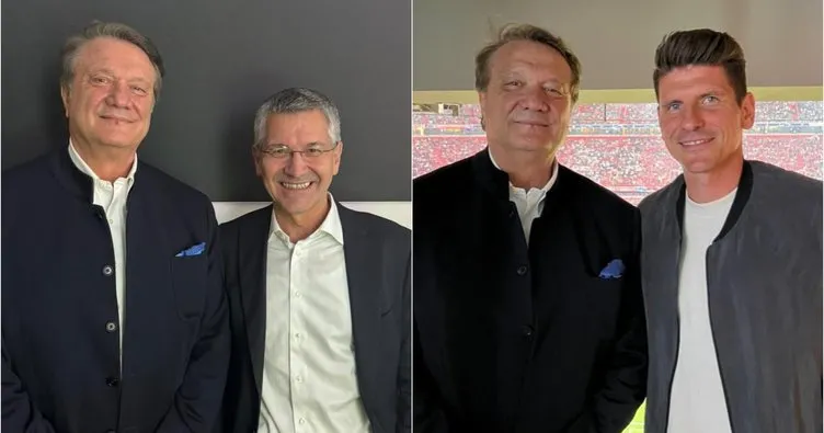 Beşiktaş Başkanı Hasan Arat, Bayern Münih başkanıyla bir araya geldi