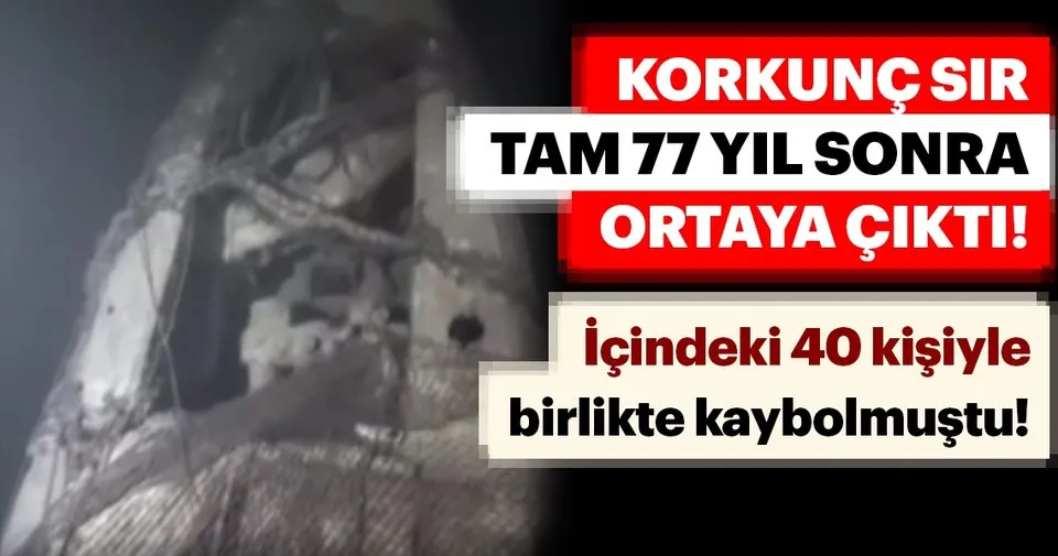 Son dakika haberi: Tam 77 yıl sonra ortaya çıktı! Bir anda ortadan kaybolmuştu... Son dakika haberi: Tam 77 yıl sonra ortaya çıktı! Bir anda ortadan kaybolmuştu...
