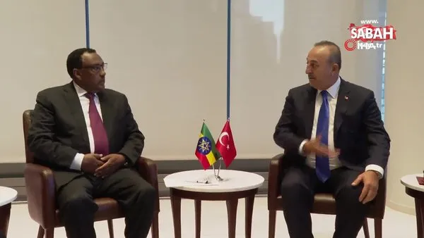 Dışişleri Bakanı Çavuşoğlu, Etiyopya Başbakan Yardımcısı ve Dışişleri Bakanı Mekonnen ile görüştü | Video