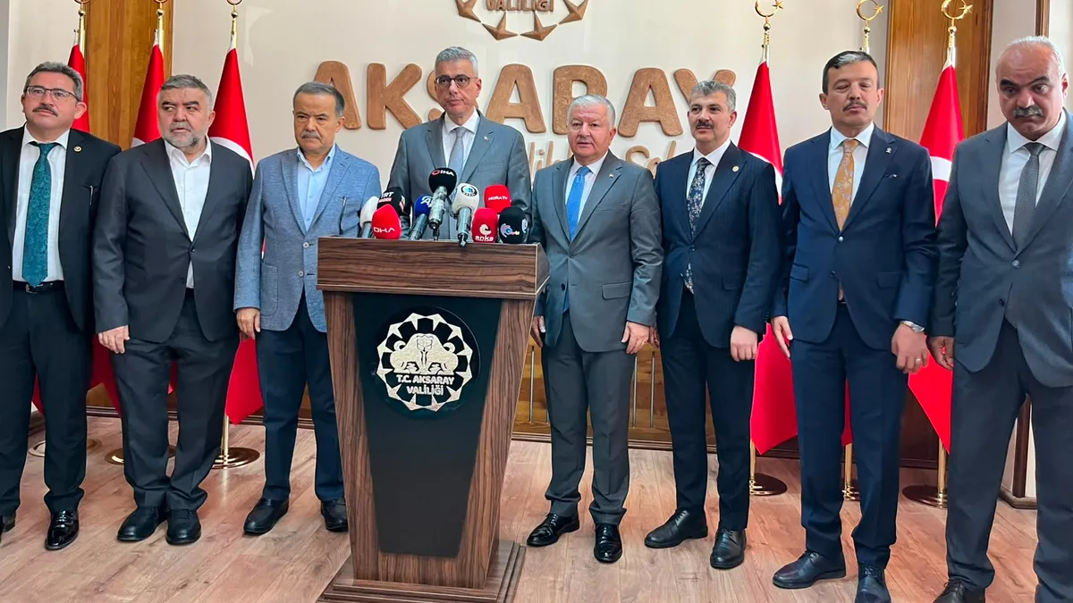 Sağlık Bakanı Prof. Dr. Kemal Memişoğlu Aksaray ziyareti sırasında